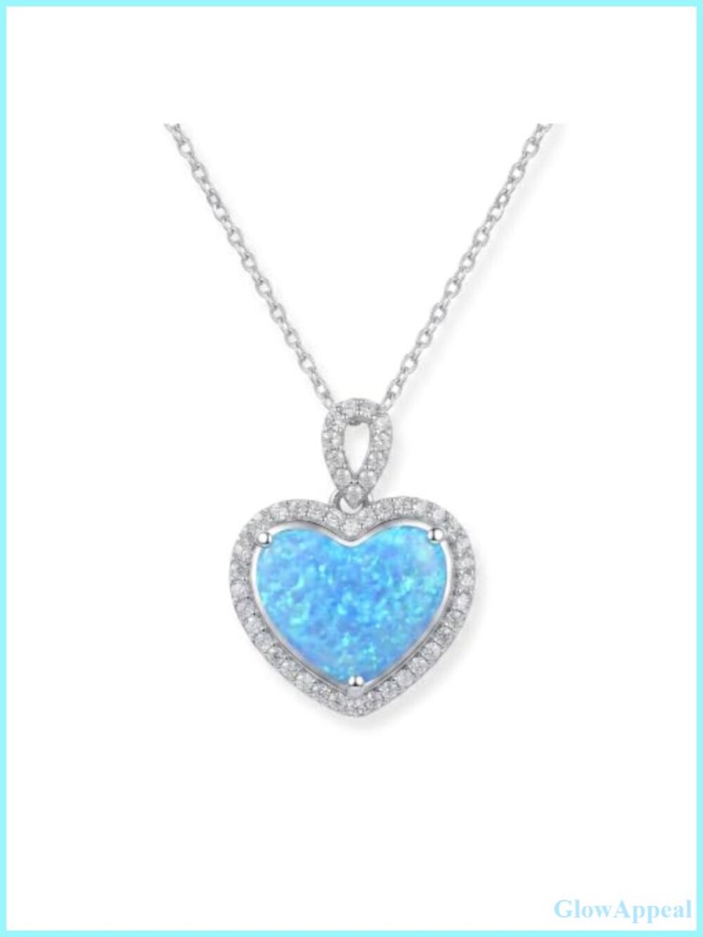 925 Sterling Silver Opal Pendant Necklace Women Dainty Daily Jewelry Gift